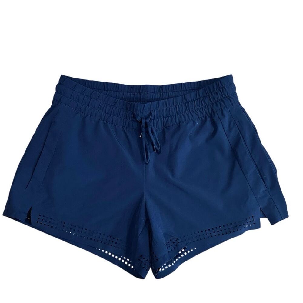 Athleta Preforated Laser Cut Shorts